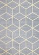 Kalora Interiors Eclipse Blue/Cream 5'x8' Area Rug-0