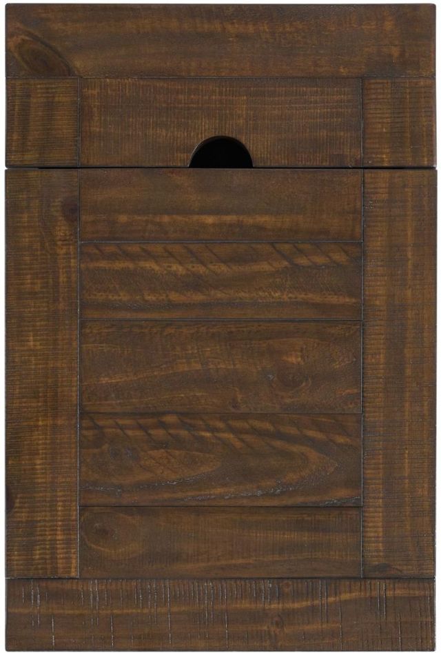 Martin Svensson Rustic Brown Side Table with Black Base-2
