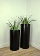 Le Present Cylinder Black 28" Planter-5