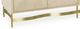 Century® Monarch Bardot Beige/Gold Credenza-4