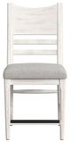 Elements International Rogen Gray/Rustic Counter Side Chair -1