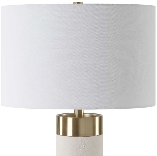 Uttermost® Wessex White Table Lamp-4