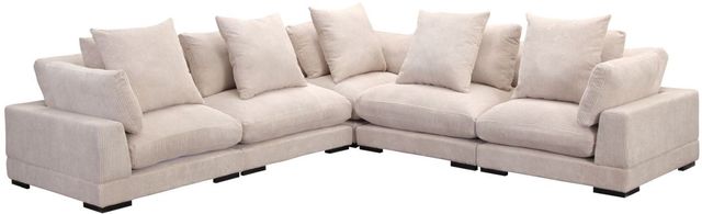 Moe’s Home Collection Tumble Classic 5-Piece Cappuccino L-Shaped Modular Sectional-1