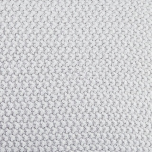 Olliix by INK+IVY Bree Knit Grey 26" x 26" Euro Pillow Cover-1