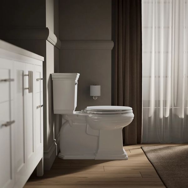 KOHLER® Ridgewood® White Quiet-Close™ Elongated Toilet Seat-4