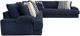 Franklin™ Neptune 3-Piece Maples Denim L-Shape Sectional-4