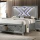 Furniture of America® Emmeline 5-Piece Silver Queen Bedroom Set-1