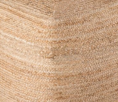Surya Jute Tan Ottoman-1