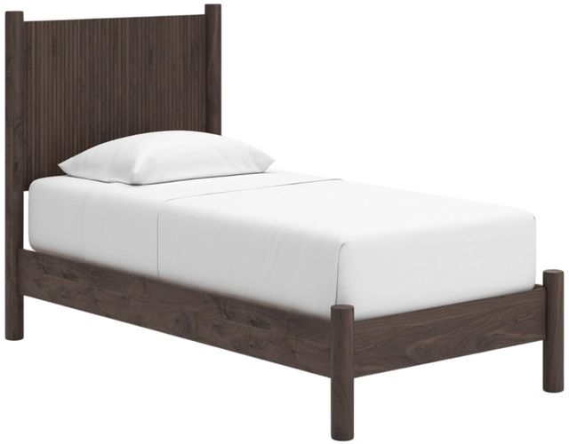 Signature Design by Ashley® Cadmori Brown Youth Twin Panel Platform Bed-0