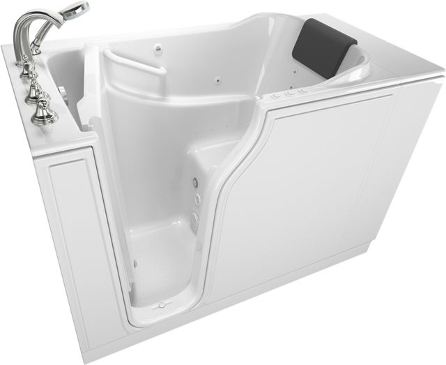 American Standard Premium Series White Alcove Walk-In Combination Bathtub-2