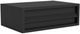 EQ3 Marcel Black Oak Single Drawer Floating Nightstand-0