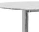 Modus Furniture Amalfi Carrara Marble Top 48" Round Dining Table with Chrome Base-2