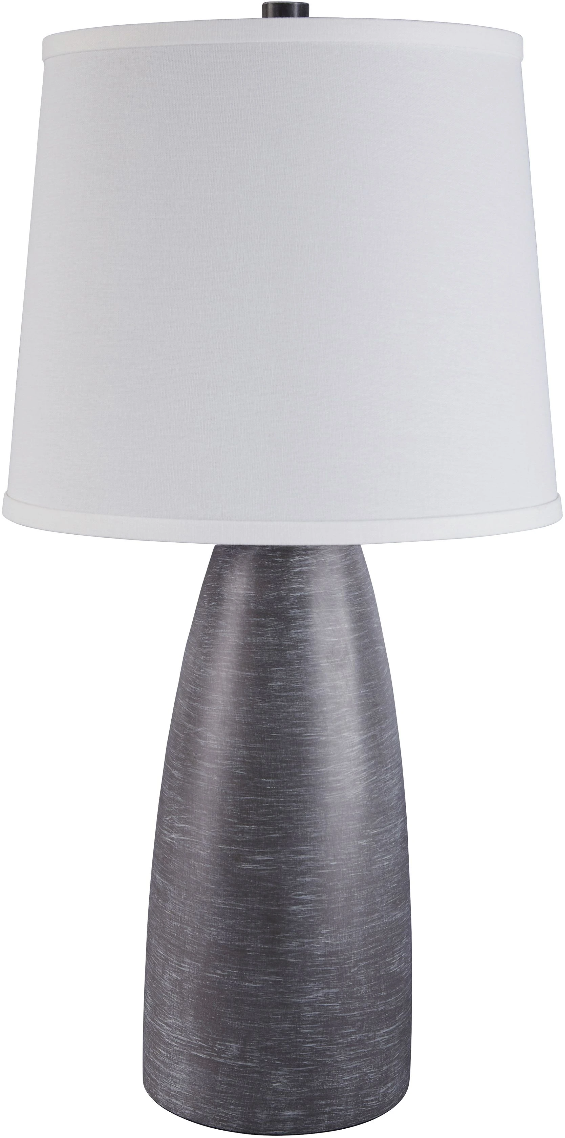 Signature Design by Ashley® Shavontae Gray Poly Table Lamp | Macon
