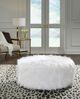 Signature Design by Ashley® Galice White Oversized Accent Ottoman-2