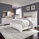 Liberty Furniture Abbey Park 4-Piece Antique White/Weathered Brown Queen Panel Bedroom Set-1