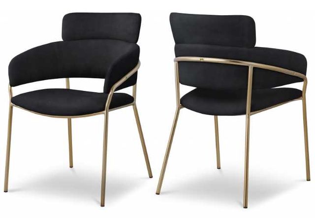 Meridian Furniture Yara Black Dining Chair-3