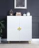 ACME Furniture Gaines White High Gloss Accent Cabinet-1