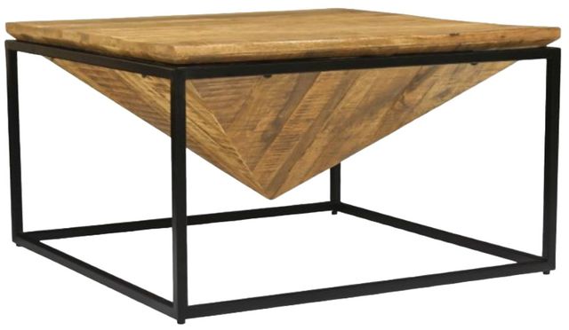Jaipur Furniture Industrial Black/Brown Coffee Table-0