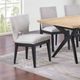 Winners Only® Oxford Beige Top Trestle Dining Table with Black Base-2