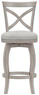 HH2 Home Ellendale Aged Gray Swivel Counter Stool-1