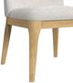 Elements International Sylvie Natural/White Dining Side Chair-5