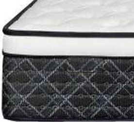 Kingsdown® Radiance Elite Wrapped Coil Euro Top Firm/Plush Split King Mattress and Ellis Foundation Set-1
