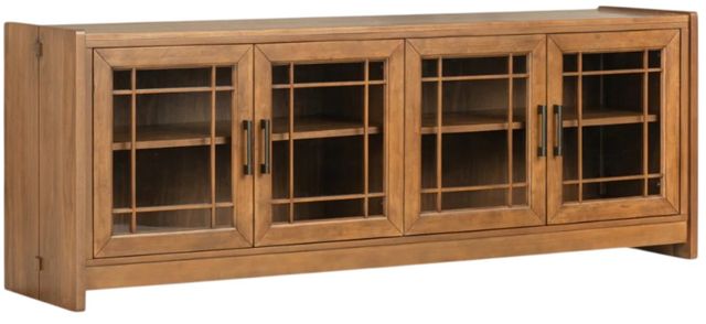Flexsteel® Lincoln Walnut Entertainment Console-0