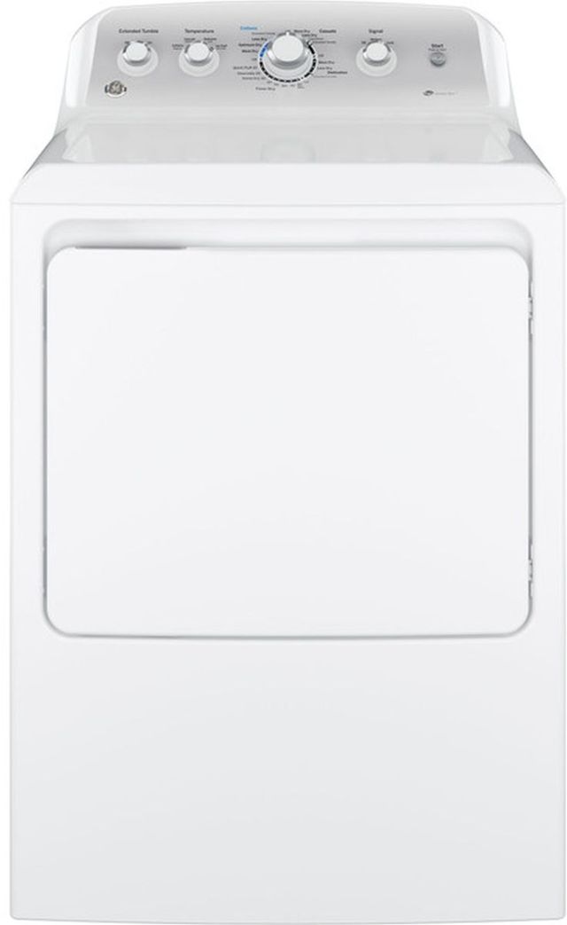 GE® 7.2 Cu. Ft. White Electric Dryer-0