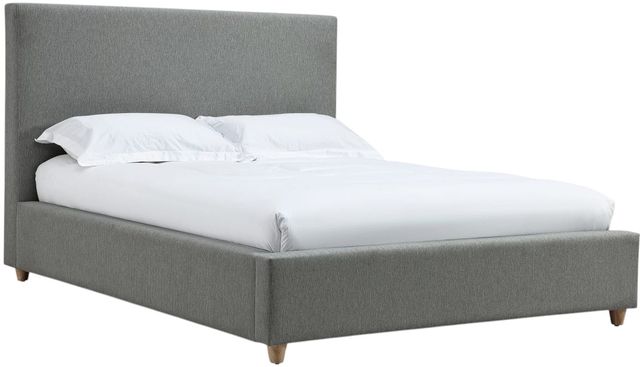 Modus Furniture Olivia Pewter Full Upholstered Platform Bed-0
