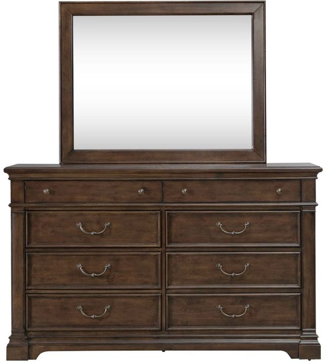 Liberty Furniture Arden Road Satin Cherry Landscape Mirror-6