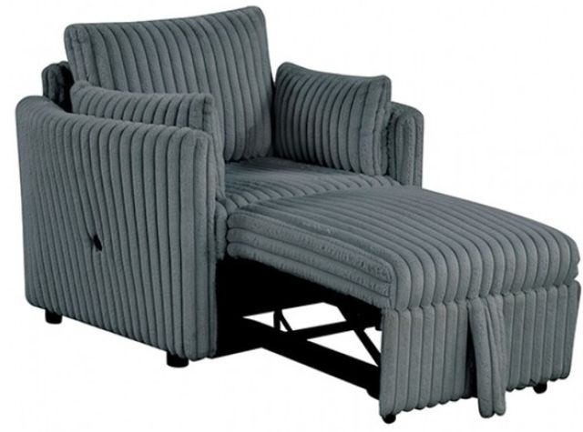 Furniture of America® Denholme Dark Gray Chair-0