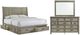 Elements Drift Grey Bed, Dresser and Mirror Package-0