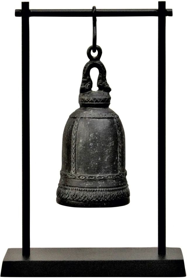 Harp & Finial® Gola Matte Verdigris Large Antique Bell-0