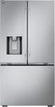 LG 36" 23.7 Cu. Ft. PrintProof™ Stainless Steel Counter Depth French Door Refrigerator with Zero Clearance™ Hinge System-0