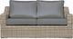 Enclover Tulip Driftwood/Slate Loveseat-0