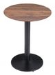 Zuo® Alto Brown & Black Bistro Table-1