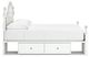 Signature Design by Ashley® Kozlani White Full Upholstered Storage Panel Bed-4