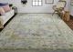 Feizy Karina Silver/Green 5' x 6' Rug-4