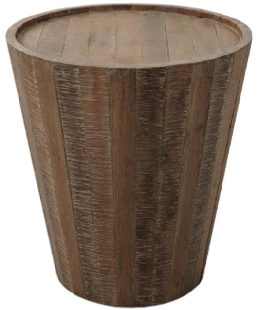 Jofran Inc. Conundrum Gray Wash End Table-0