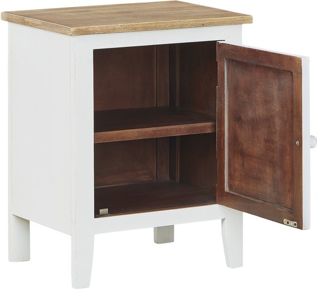 Signature Design by Ashley® Gylesburg Cream/Brown Accent Cabinet-2