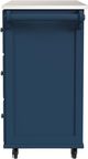 homestyles® Dolly Madison Blue Kitchen Cart-3