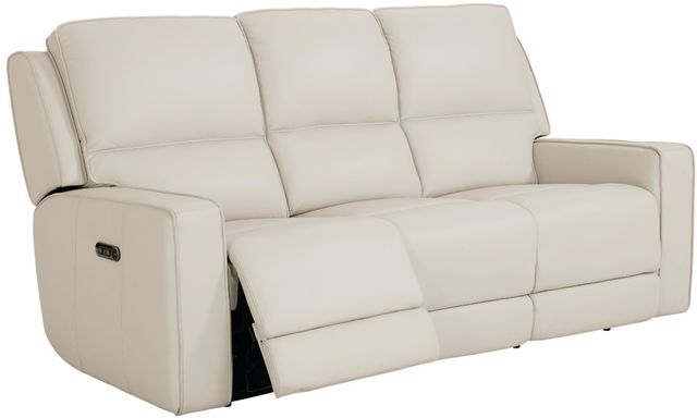 Bassett® Furniture Club Level Raymond Vanilla Power Reclining Sofa-2