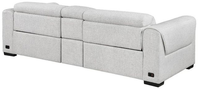 Homelegance® McPherson 3-Piece Cloud Power Double Reclining Loveseat with Center Console-3