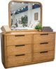 Signature Design by Ashley® Cladian Light Brown Dresser and Mirror-2