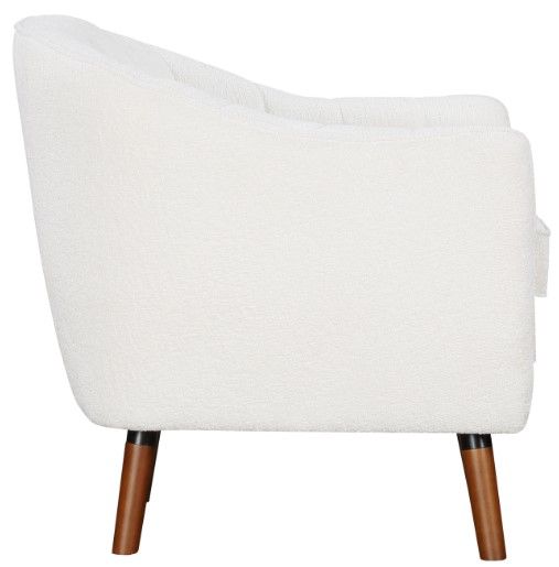 Homelegance® Cutler Brown/White Accent Chair-3