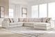 Signature Design by Ashley® Kestrie 6-Piece Feathered Sectional and Chaise-1