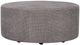Franklin™ Olive Kimber Charcoal Round Ottoman-0