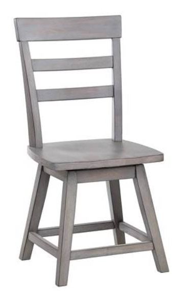 Urban Styles Furniture Newport Gray Swivel Dining Chair-0