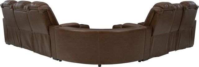 Signature Design by Ashley® Backtrack 3-Piece Chocolate Power Reclining Sectional Sofa-1
