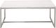 Magnussen Home® Esme Brushed Nickel/White Marble Rectangular Cocktail Table-1